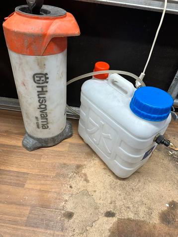 Husqvarna WT10MP Waterdruktank + Extra Tank beschikbaar voor biedingen