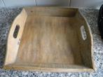 DIENBLAD BROCANTE DIENBLAADJE HOUT VOOR ROOMSTEL BIJV., Ophalen of Verzenden, Gebruikt, Rechthoekig, Hout