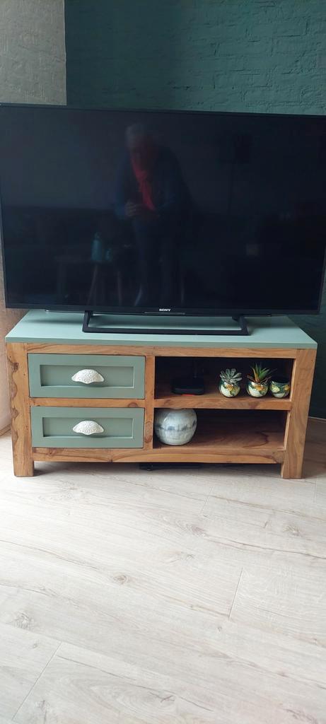 Mooie mahonie houten tv-kast, Huis en Inrichting, Kasten | Televisiemeubels, Gebruikt, Minder dan 100 cm, 100 tot 150 cm, 25 tot 50 cm