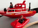 Playmobil brandweer boot plus kleine boot, Gebruikt, Ophalen of Verzenden