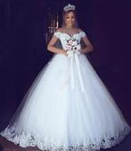 “droom trouwjurk” Anastasia €799 34 36 38 40 42 44 46 48 50, Ophalen, Nieuw, Wit, Trouwjurk