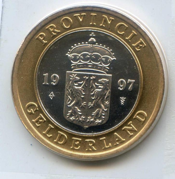 Penning Rijksmunt Provincie Gelderland, Postzegels en Munten, Penningen en Medailles, Overige materialen, Ophalen of Verzenden