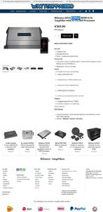 Hifonics ZEUS ZXR800/8DSP 8 Ch versterker + 10 Ch DSP, Audio Design, Nieuw, Am Breilingsweg 3, 76709 Kronau, Duitsland, Ophalen of Verzenden