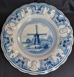 Delfts blauw wandbord - afbeelding molen, Antiek en Kunst, Antiek | Wandborden en Tegels, Ophalen of Verzenden