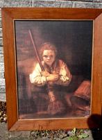 Rembrandt Meisje met een bezem ( Girl with a Broom), Antiek en Kunst, Ophalen of Verzenden