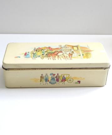 Vintage Pickwick theedoos / blik, Douwe Egberts (1930-1970) beschikbaar voor biedingen