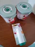 2 x Nieuwe vacuüm vershoudpotten
, met pompje, van Hema, Ophalen of Verzenden, Nieuw, Overige materialen, Pot, Bus of Blik