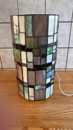 Tiffany glas cilinderlamp 36x20  NIEUW vaste prijs 75 euro, Ophalen of Verzenden, Nieuw, Glas