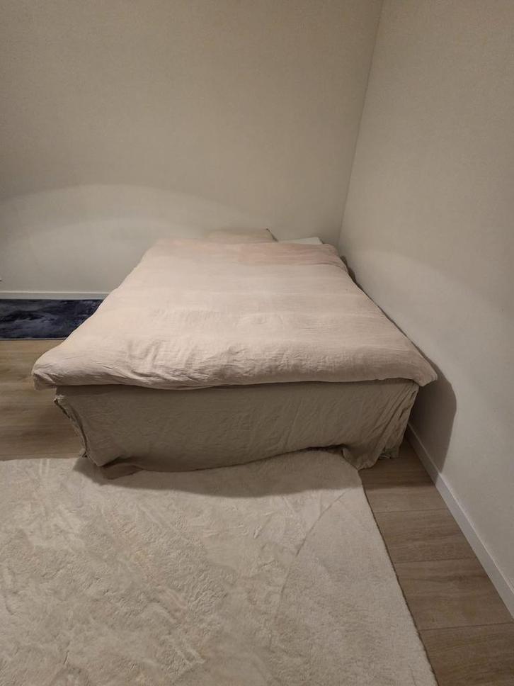 Boxspring ikea 160x200, Huis en Inrichting, Slaapkamer | Complete slaapkamers, Gebruikt, Tweepersoons, Ophalen