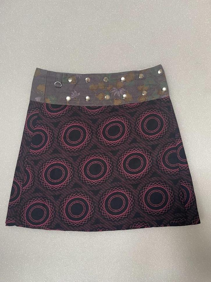 ZAND Amsterdam wikkelrokje, Kleding | Dames, Rokken, Zo goed als nieuw, Maat 38/40 (M), Overige kleuren, Boven de knie, Ophalen of Verzenden