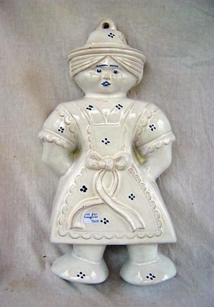 Vintage puddingvorm - vrouwtje (2127), Antiek en Kunst, Curiosa en Brocante, Ophalen
