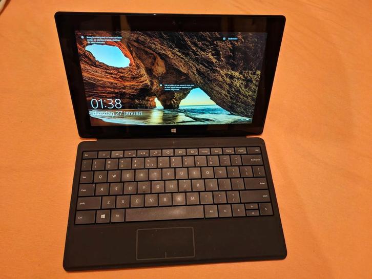 Krasvrije Microsoft surface Pro 2 128GB ssd div. accessoires, Computers en Software, Windows Tablets, Zo goed als nieuw, Wi-Fi