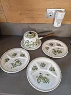Fondue set met 6 borden merk Market Noorwegen, Ophalen of Verzenden
