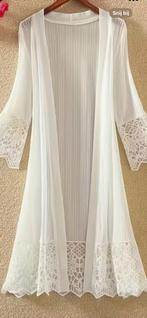 Boho kantem beach vest M, Ophalen of Verzenden, Nieuw, Maat 38/40 (M), Wit