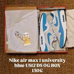 Nike air max 1 University blue Maat 46, Kleding | Heren, Schoenen, Overige kleuren, Nike, Nieuw, Ophalen of Verzenden