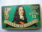 Oud Sigaren Blik - Willem II Royal / Kersten Valkenswaard, Verzenden, Gebruikt, Tabaksdoos of Verpakking