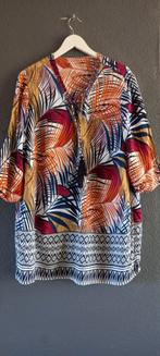 Made in Italy lang tuniek maat 44 met 3/4 mouwen, Ophalen of Verzenden, Zo goed als nieuw, Maat 42/44 (L), Oranje