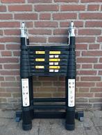Dubbele Telescoopladder - Telescopische Vouwladder 5,6 meter, Ophalen, Zo goed als nieuw, Ladder, Opvouwbaar of Inschuifbaar