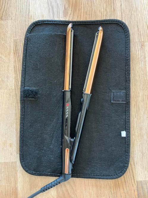 Babyliss Straight & Curl Brilliance Gold styletang., Sieraden, Tassen en Uiterlijk, Uiterlijk | Haarverzorging, Zo goed als nieuw