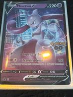 Mewtwo V - Pokémon GO - Zeldzame kaart!, Ophalen of Verzenden, Zo goed als nieuw, Losse kaart