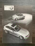 Nederlandse prijslijst BMW Z3-serie coupe roadster 2001, Nieuw, BMW, BMW, Ophalen of Verzenden