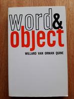 Quine, Word and Object, Boeken, Filosofie, Gelezen, Logica of Wetenschapsfilosofie, Ophalen of Verzenden