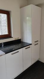 Granieten aanrechtblad met ladekast en plek voor vaatwasser, Huis en Inrichting, Keuken | Keukenelementen, Ophalen, Gebruikt, 100 tot 150 cm