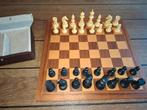 Schaakspel schaken spel bordspel staunton vintage, Hobby en Vrije tijd, Gezelschapsspellen | Bordspellen, Ophalen of Verzenden