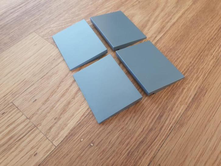 Partij N667=4x Lego oprij platen trein donker grijs Nieuw, Kinderen en Baby's, Speelgoed | Duplo en Lego, Nieuw, Lego, Losse stenen