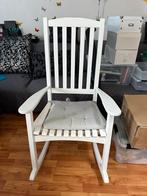Witte Schommelstoel - landelijk design, Huis en Inrichting, Stoelen, Ophalen, Gebruikt, Wit, Landelijk