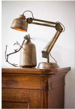 Antieke Bronzen Bureaulamp - Light&Living NIEUW, Ophalen of Verzenden, Zo goed als nieuw, Metaal, 50 tot 75 cm
