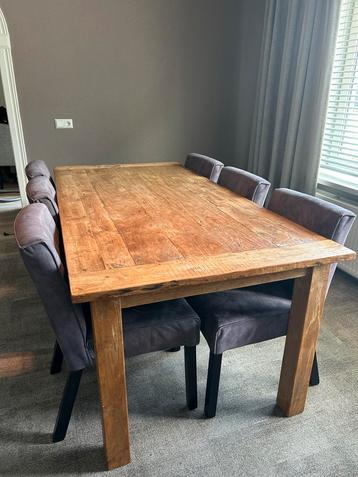 Eikenhouten Eettafel 2 Meter beschikbaar voor biedingen