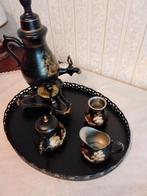 1 Kraantjeskan met  toebehoren., Huis en Inrichting, Ophalen of Verzenden, Zo goed als nieuw, Rvs of Chroom