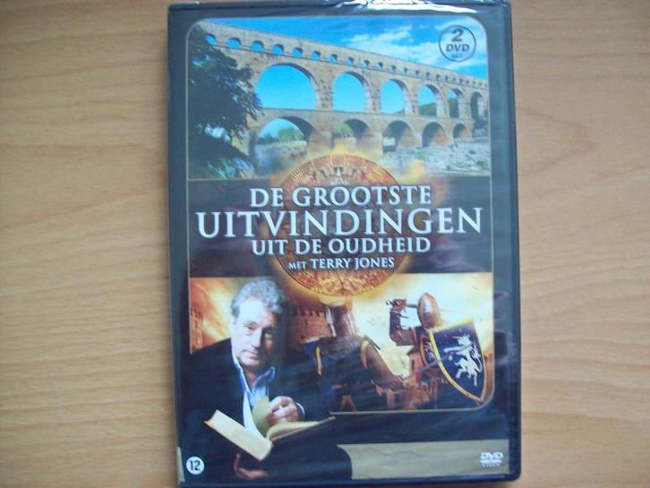 Terry Jones: De Grootste Uitvindingen uit de Oudheid (Folie!, Cd's en Dvd's, Dvd's | Tv en Series, Nieuw in verpakking, Non-fictie