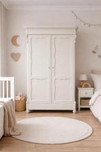 Biedermeier meidenkast kleding linnen kind demontabel leg, Ophalen, Eikenhout, Zo goed als nieuw, 150 tot 200 cm