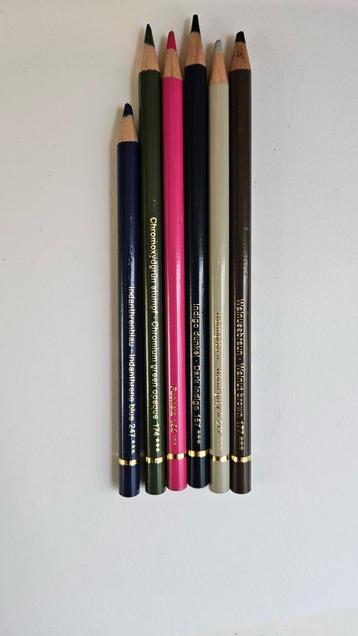 6 kleurpotloden Faber Castell Polychromos beschikbaar voor biedingen