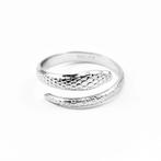 Verstelbare Roestvrij Stalen Dames Slangen Ring - RVS, Sieraden, Tassen en Uiterlijk, Ringen, Birgitta-Gracht 33, 6465 EL Kerkrade, Nederland