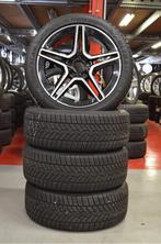 Org. 18" Mercedes CLA C118 Velgen + Winterbanden + TPMS, 18 inch, Gebruikt, Banden en Velgen, Personenwagen