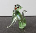 Glazen beeldje hond kat hondenbeeldje poezenbeeldje glas, Verzamelen, Beelden en Beeldjes, Ophalen of Verzenden, Gebruikt, Dier