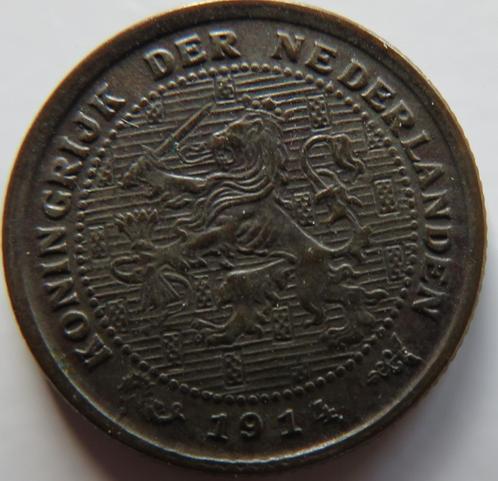 HALVE CENT 1914, Postzegels en Munten, Munten | Nederland, Losse munt, Overige waardes, Koningin Wilhelmina, Verzenden