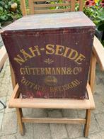 Origineel Gutermann founiturenkastje +_ 1920, Ophalen of Verzenden, Gebruikt, Reclamebord