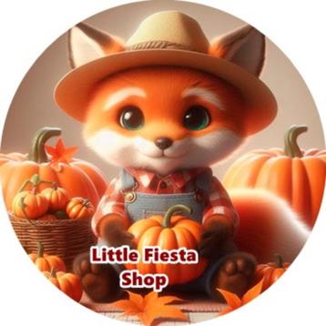 LF4736 icing frosting herfst vos 20cm eetbare taart print  beschikbaar voor biedingen