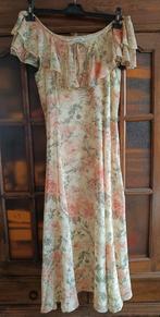 Zijden Laura Ashley jurk, maat 38, rits opzij, Ophalen of Verzenden, Zo goed als nieuw, Maat 38/40 (M), Overige typen