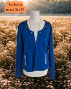 So Soire dames jasje maat XL, So Soire, Blauw, Maat 46/48 (XL) of groter, Nieuw