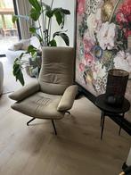 Rom1961 Yoga Prince Fauteuil Togo Olijf Leder, Ophalen, Gebruikt, Leer, 75 tot 100 cm
