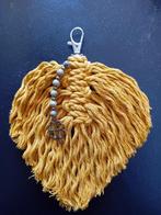 Macrame veer, macrame hanger met jaspis kralen, Ophalen of Verzenden, Nieuw