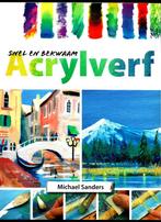 Acrylverf - Michael Sanders, Michael Sanders, Ophalen of Verzenden, Zo goed als nieuw, Tekenen en Schilderen