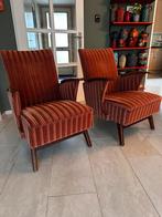 Vintage Fauteuils., Huis en Inrichting, Fauteuils, Ophalen, Zo goed als nieuw, 75 tot 100 cm, 50 tot 75 cm