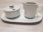 Arzberg Melk en Suiker set wit met blauw randje, Koffie set, Huis en Inrichting, Keuken | Servies, Overige typen, Ophalen of Verzenden
