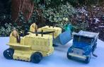 3 x Dinky supertoys meccano bulldozer, tractor, kiepwagen, Ophalen of Verzenden